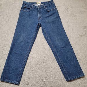 LL Bean Classic Fit Cotton Jeans Womens 31 - Hemmed 25 inch inseam